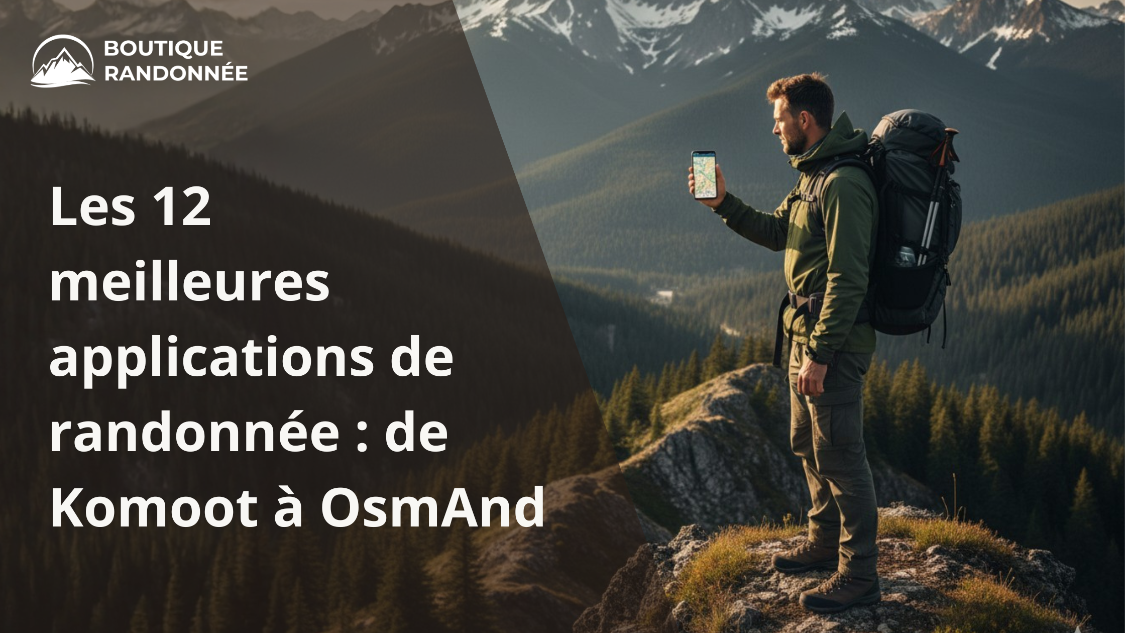 Les 12 meilleures applications de randonnée : de Komoot à OsmAnd