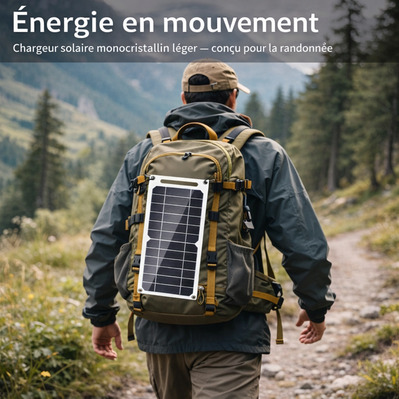 Panneau Solaire de Randonnée 35W