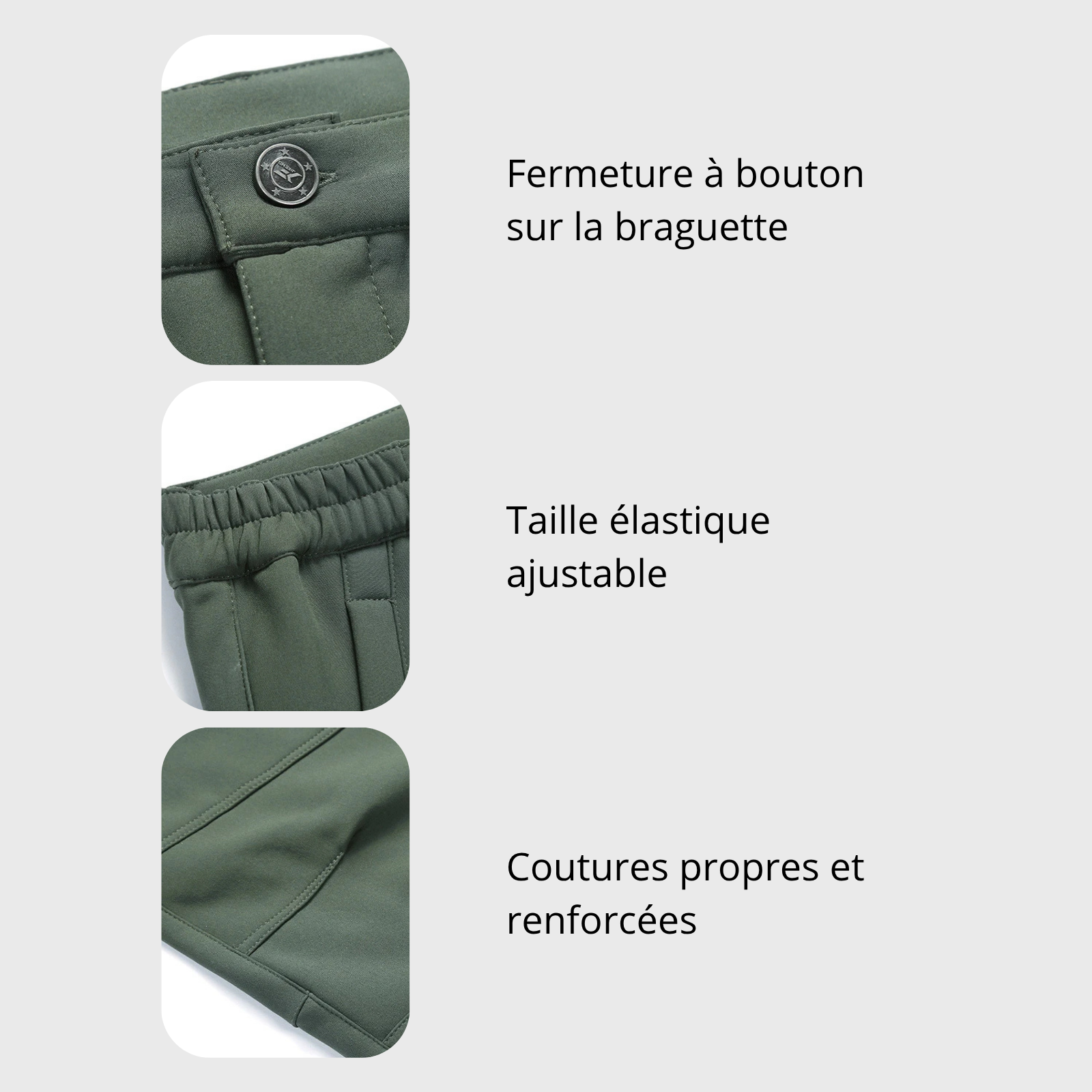 Pantalon de Trekking à Fourrure