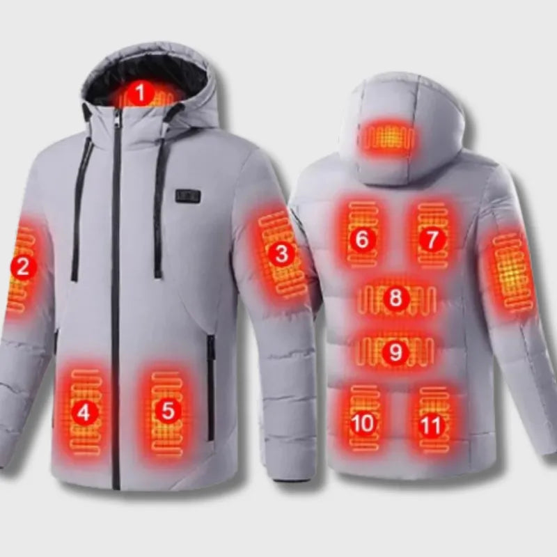 Doudoune Capuche Chauffante
