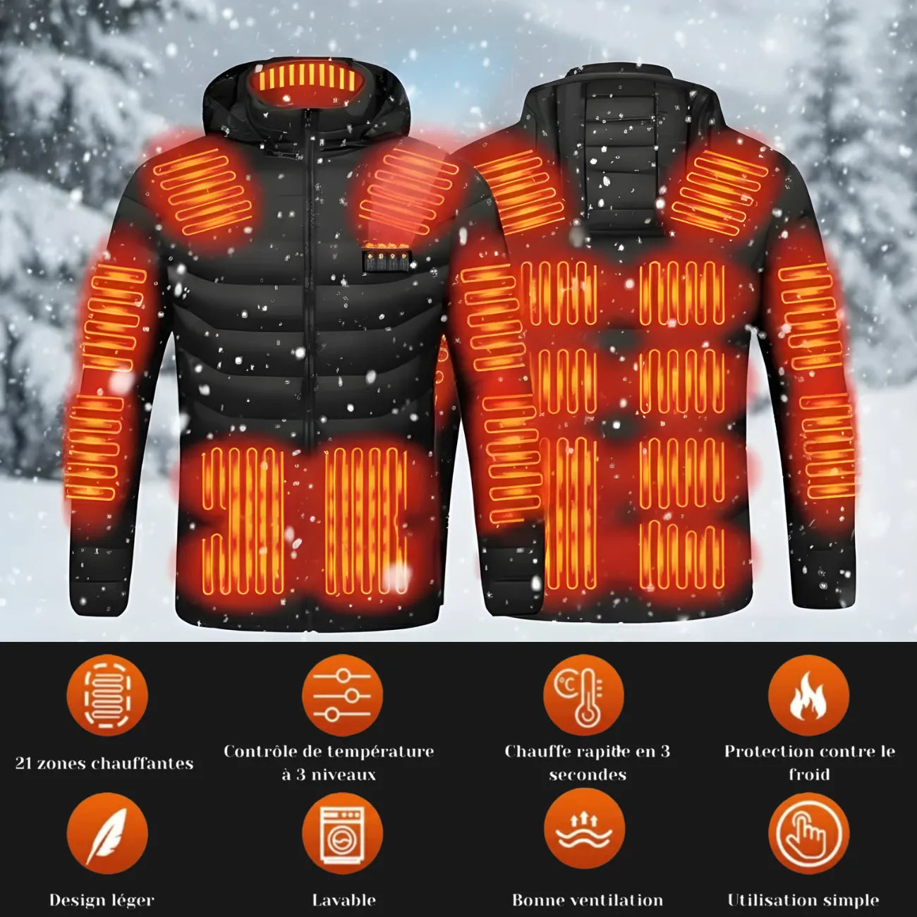 Doudoune Chauffante USB