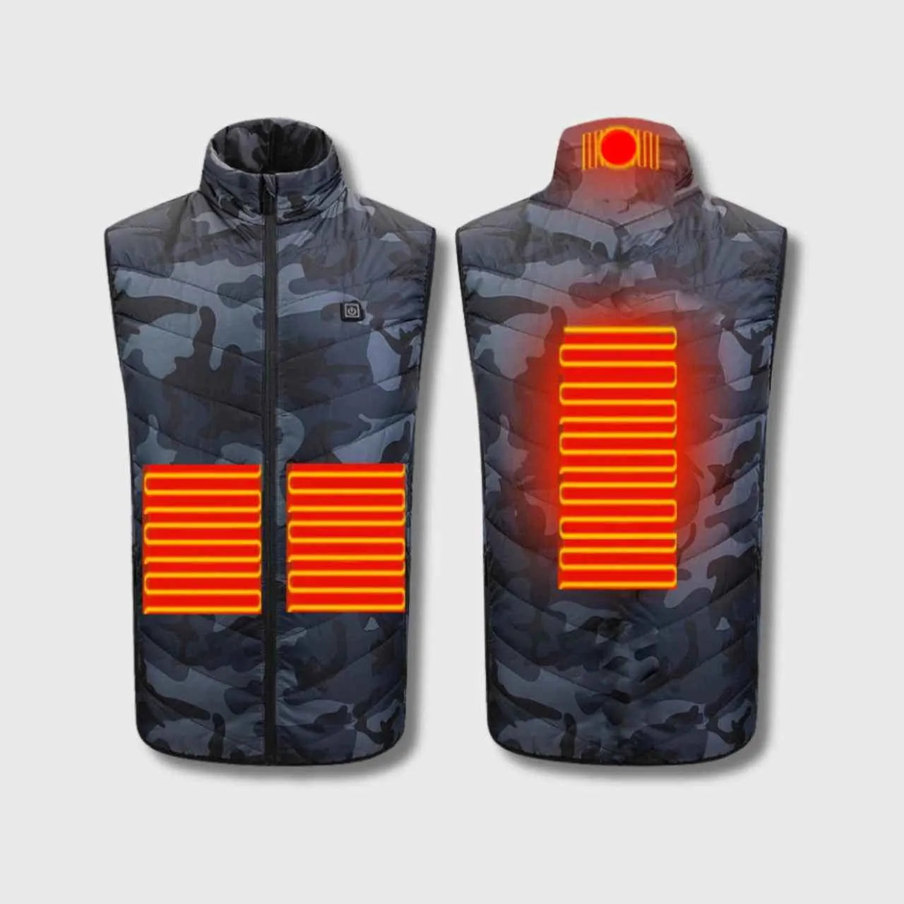 Gilet Chauffant Camouflage