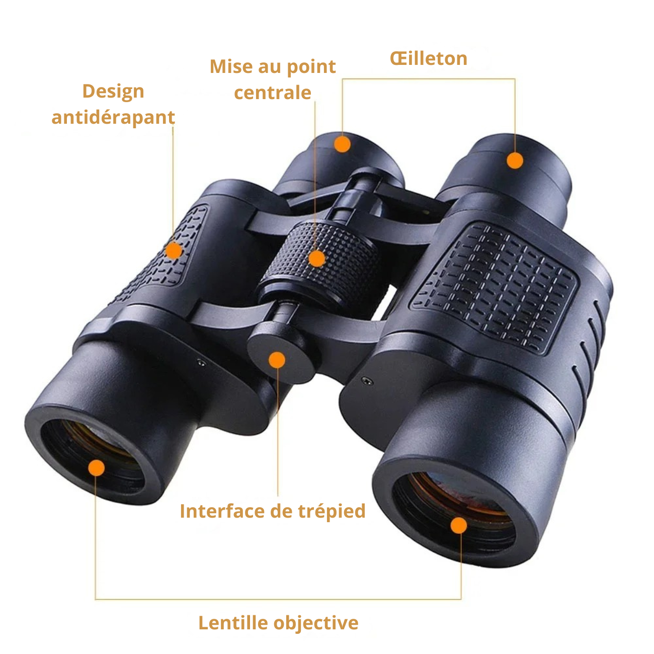 Jumelles pour Randonnée 80X80 HD