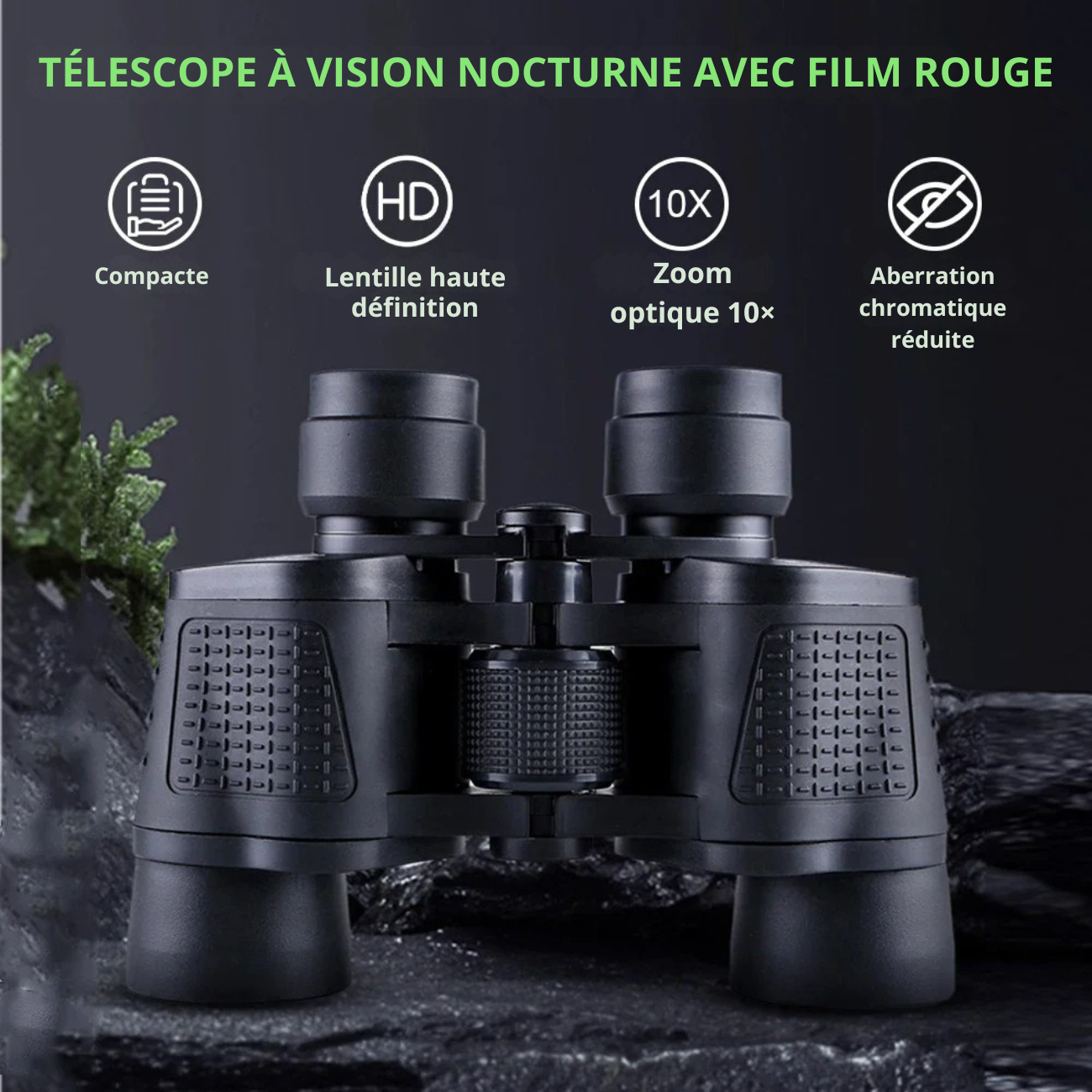 Jumelles pour Randonnée 80X80 HD