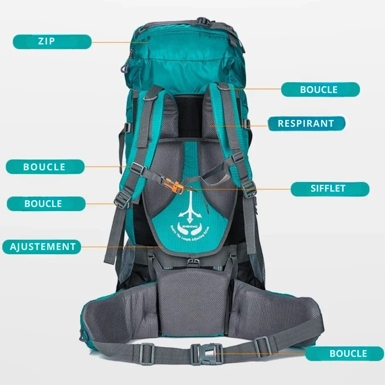 Sac à Dos de Randonnée Imperméable