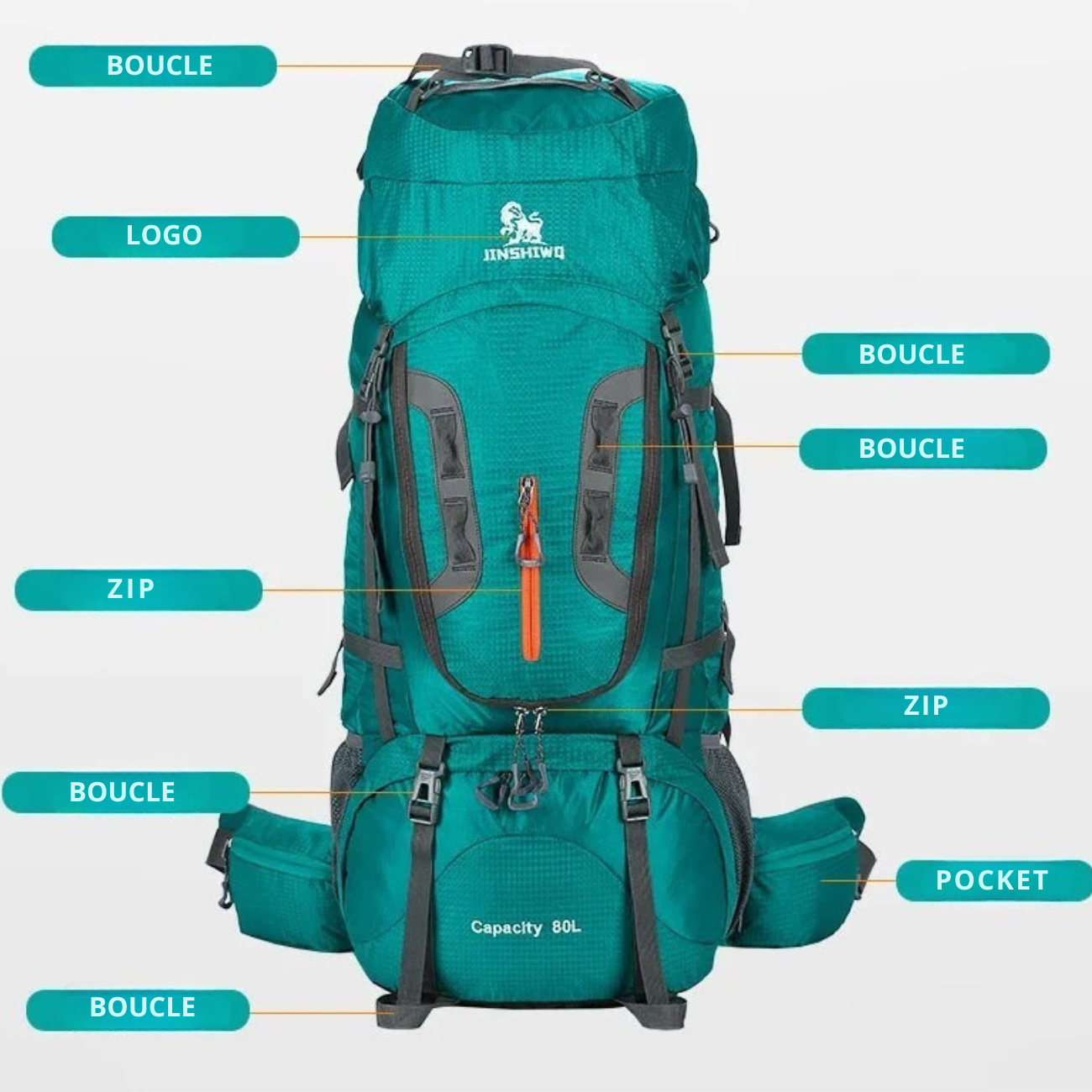 Sac à Dos de Randonnée Imperméable