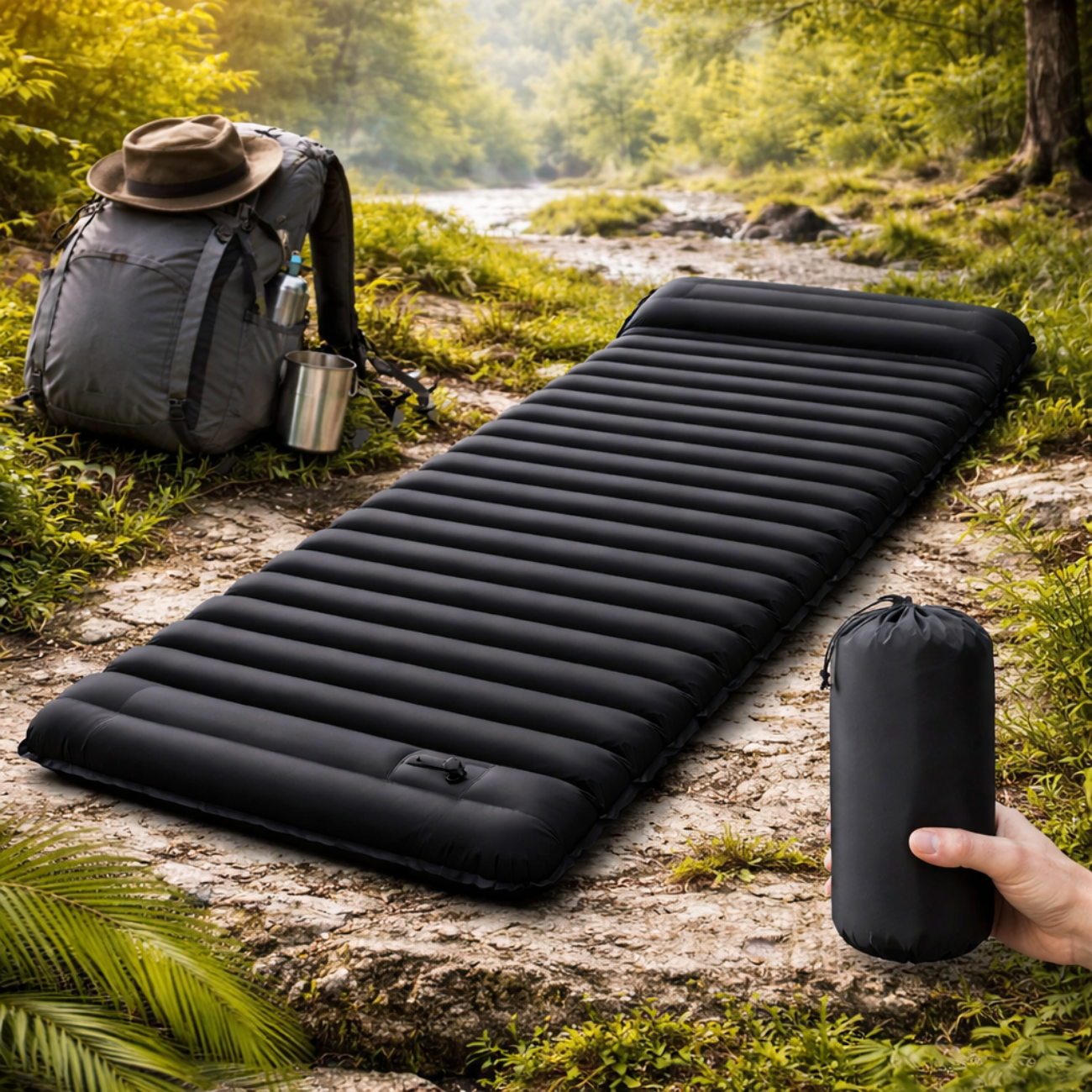 Matelas de Camping Gonflable