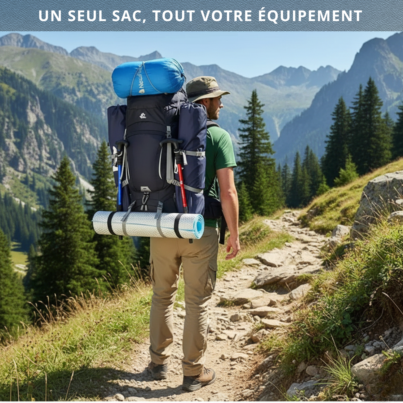 Sac à Dos de Randonnée 60L