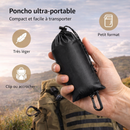 Poncho de Pluie de Randonnée Multifonction