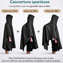 Poncho de Pluie de Randonnée Multifonction