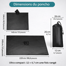 Poncho de Pluie de Randonnée Multifonction