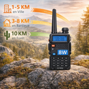Talkie-Walkie Professionnel Double Bande 8W