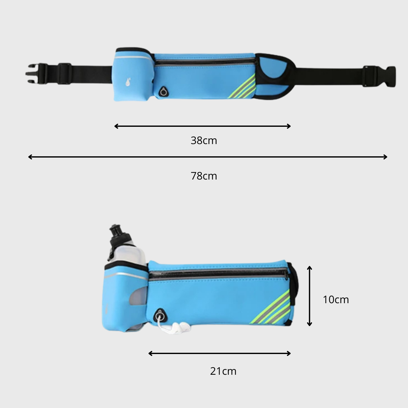 Ceinture d’Hydratation Running Mixte