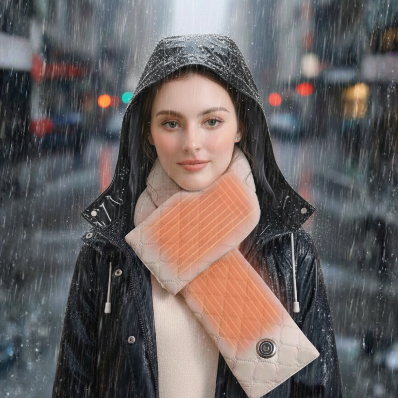 Écharpe Chauffante Rechargeable