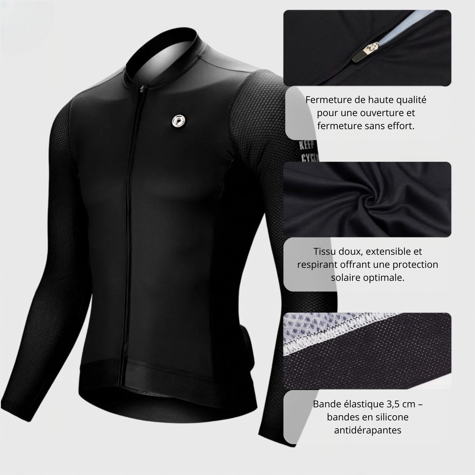 Maillot Cycliste Éclat Darevie 50+