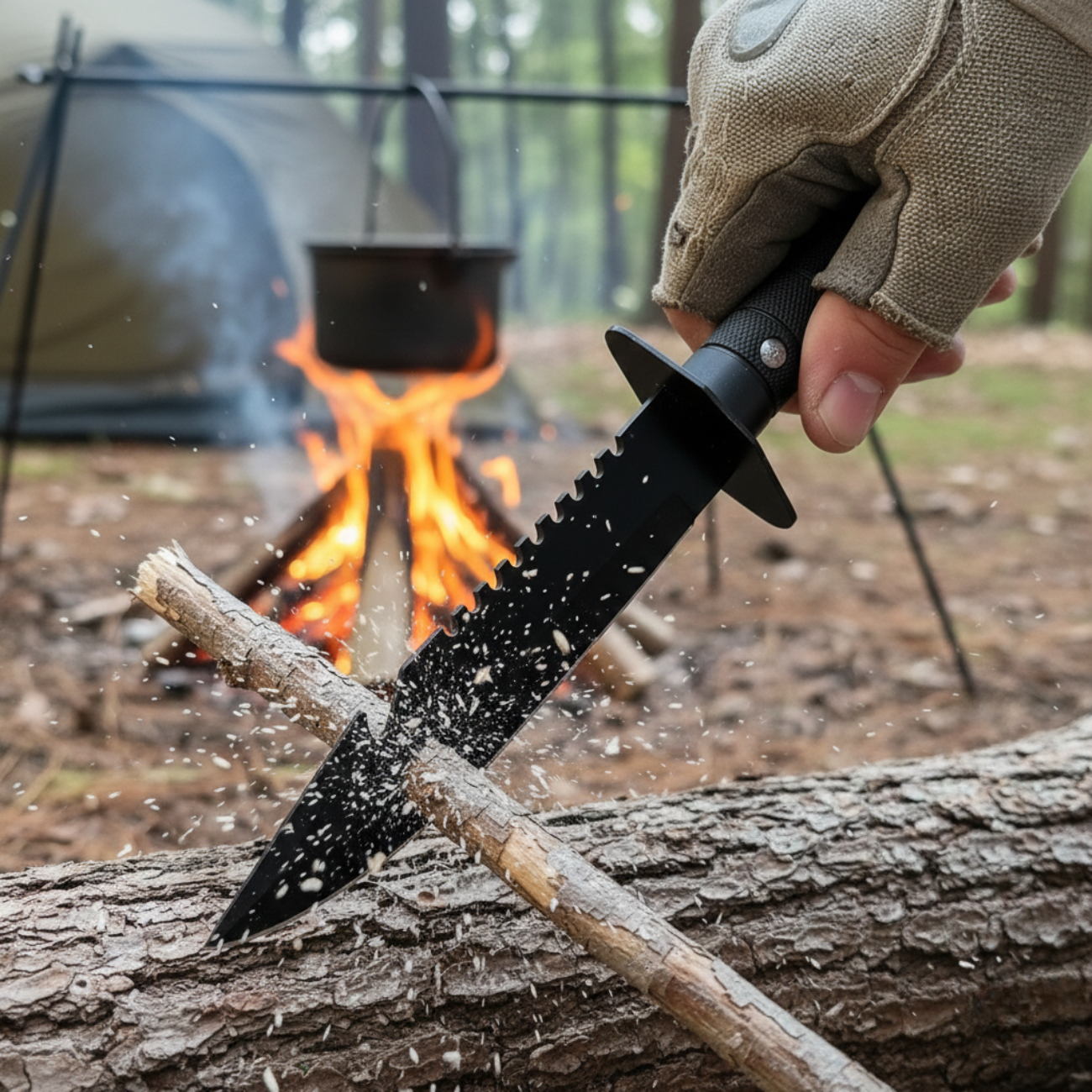 Couteau de Camp de Survie