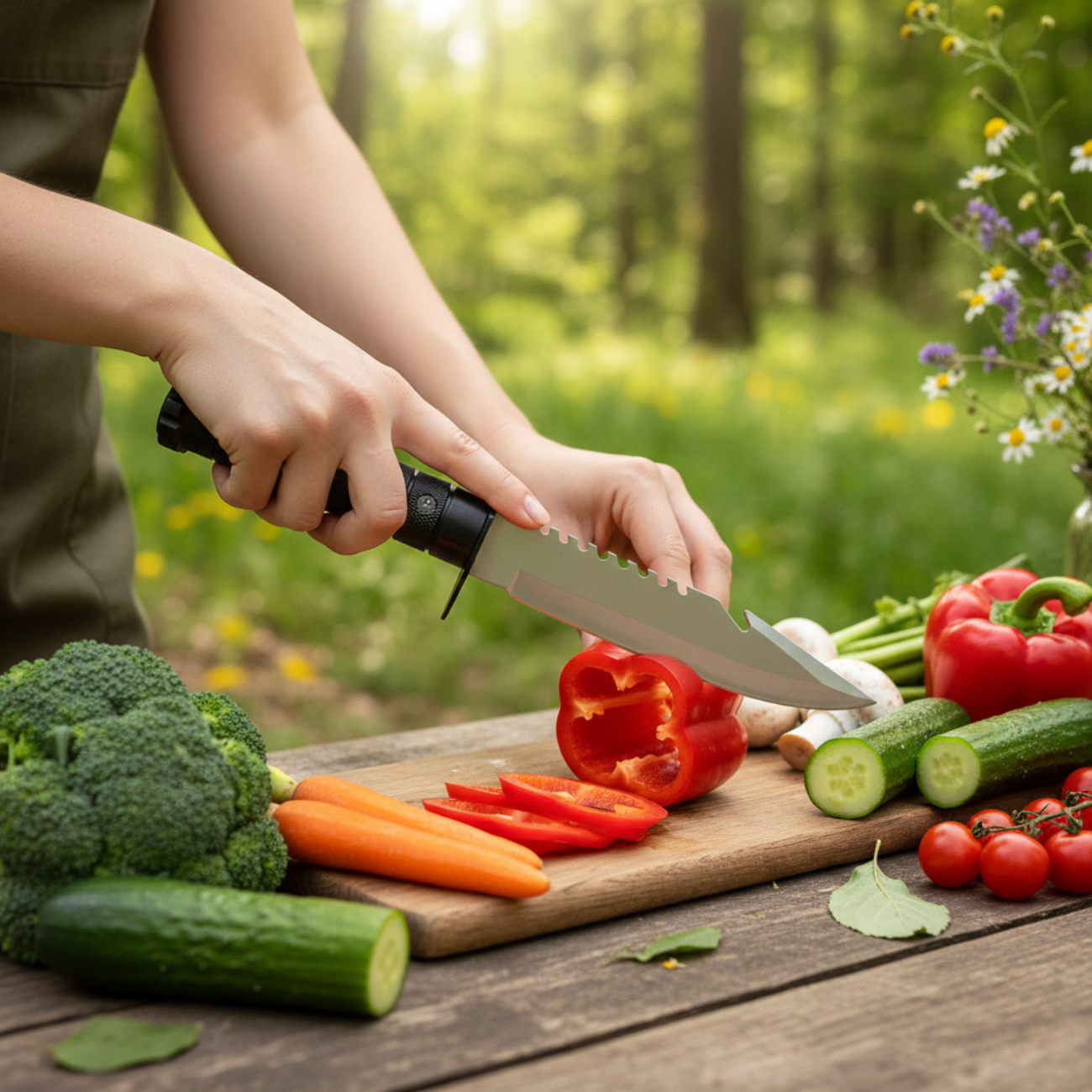 Couteau de Camp de Survie