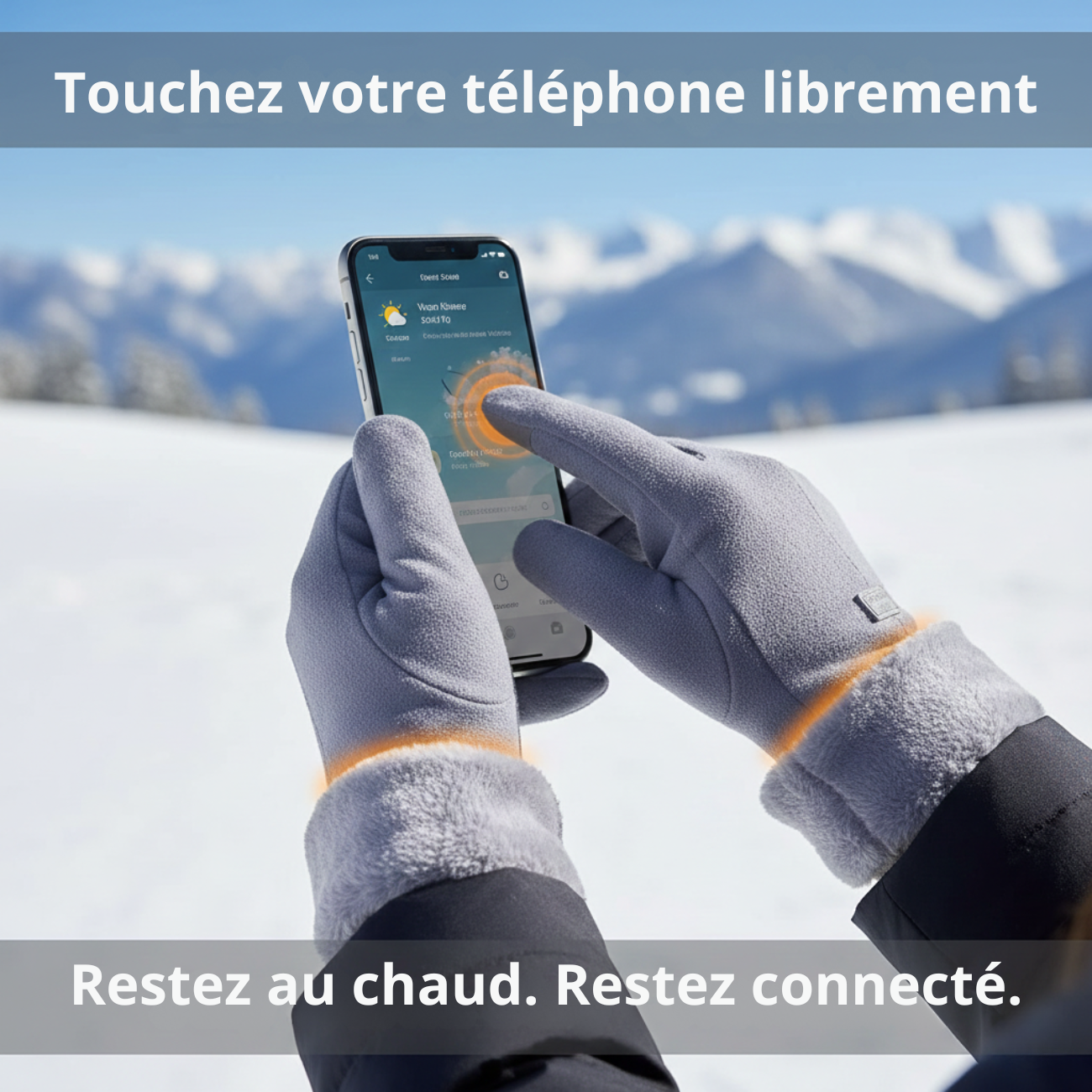 Gants Chauffants Doublure Fourrure