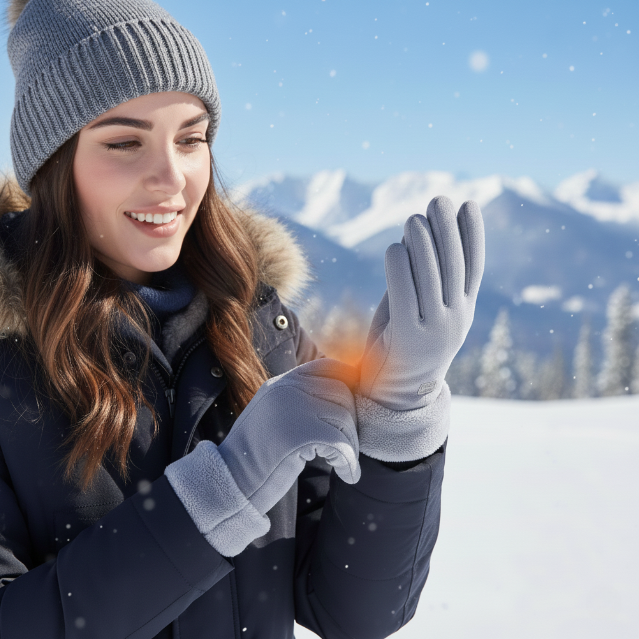 Gants Chauffants Doublure Fourrure