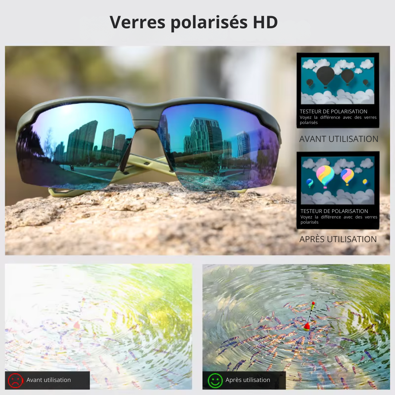 Lunettes de Sport Haute Protection