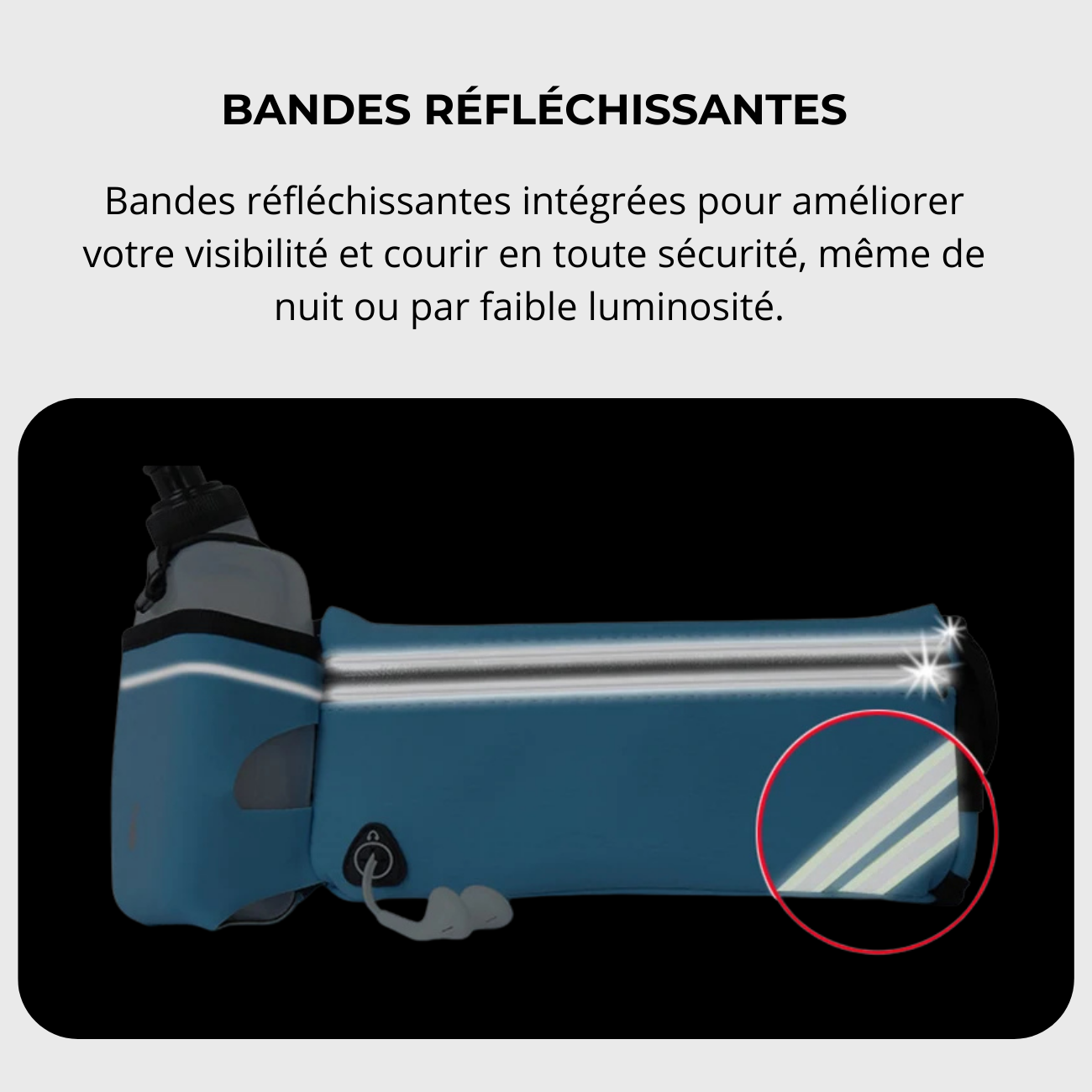 Ceinture d’Hydratation Running Mixte