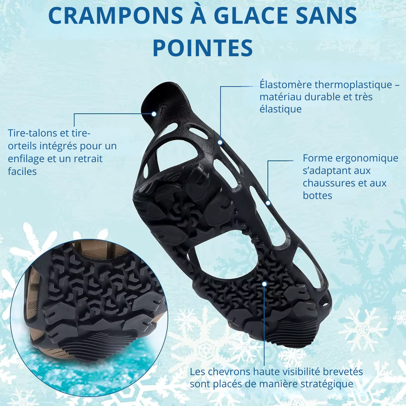 Crampon Neige pour Chaussure