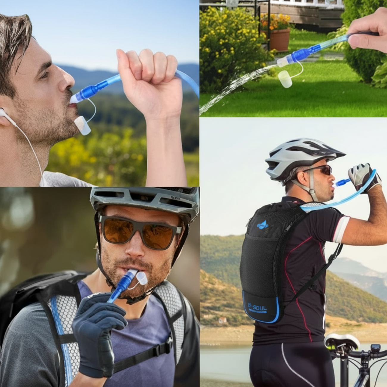 Sac Hydratation Trail avec Poche à Eau 2L