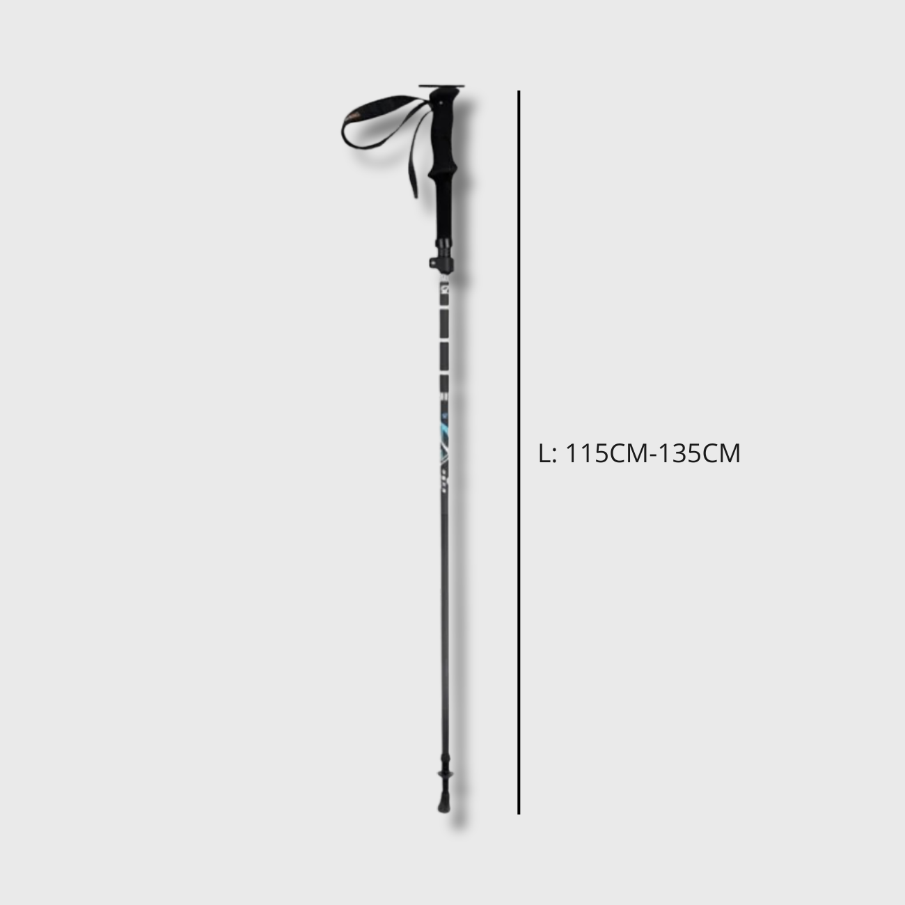 Bâtons de Randonnée en Fibre de Carbone