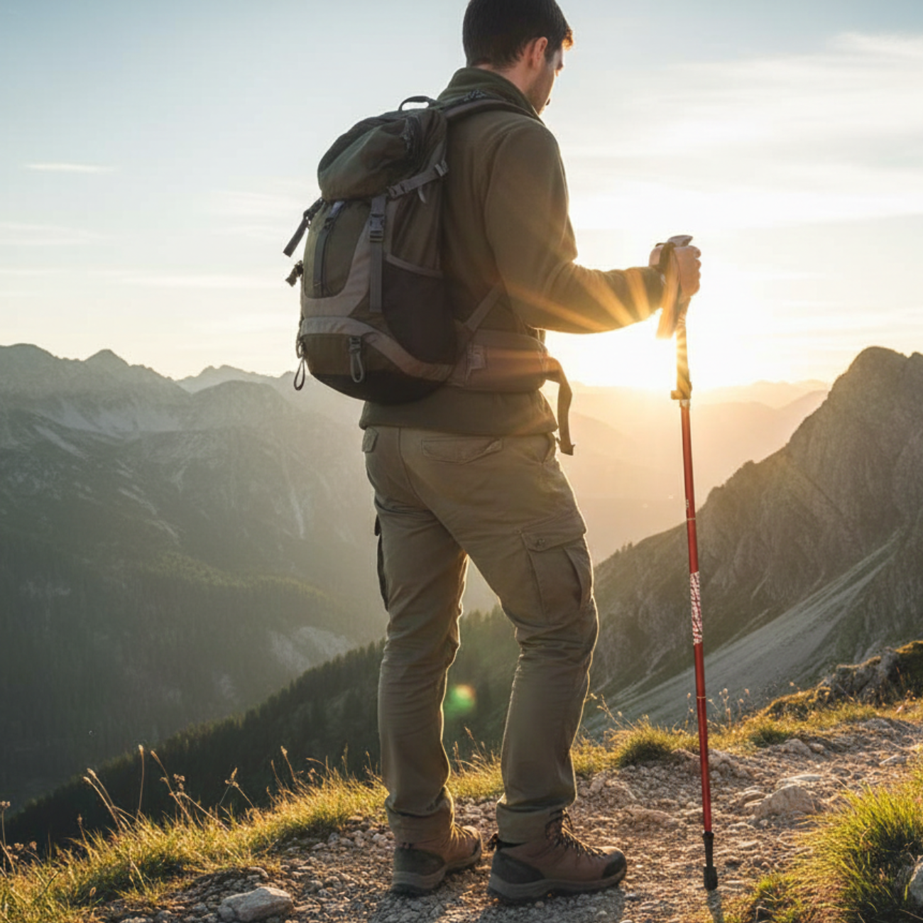 Bâton de Marche Trek Portable