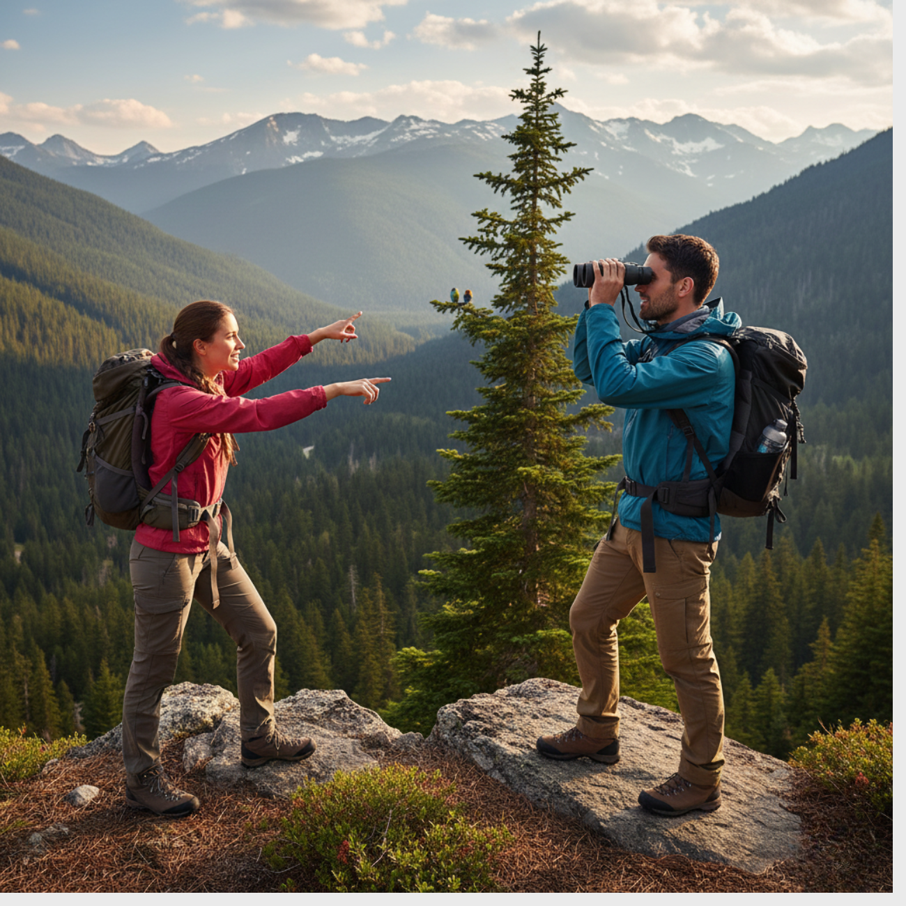 Jumelles Randonnée Puissante