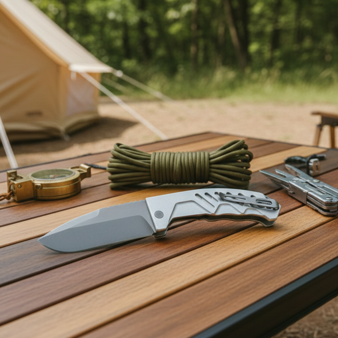 Couteau de Survie en Aluminium