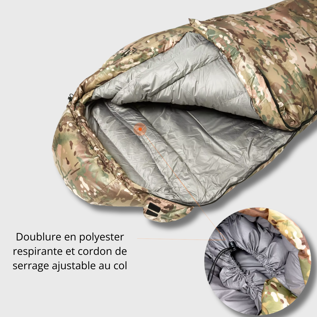 Sac de Couchage Camouflage