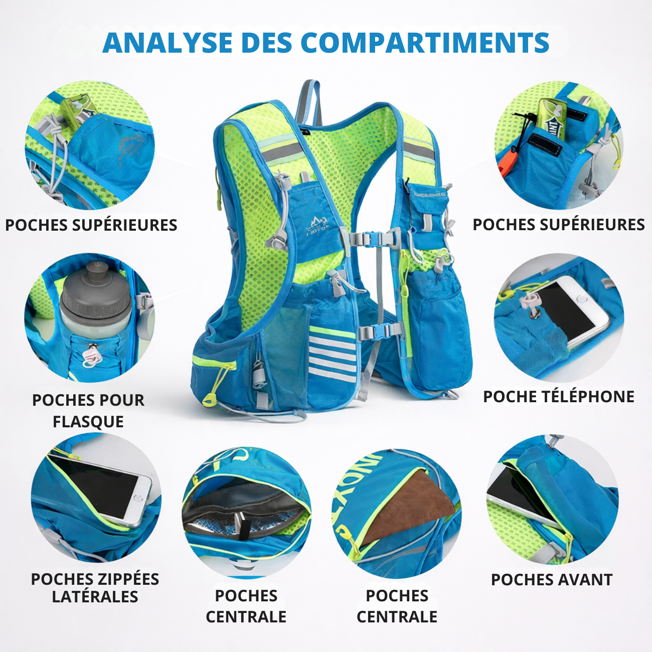 Gilet d'Hydratation 8L