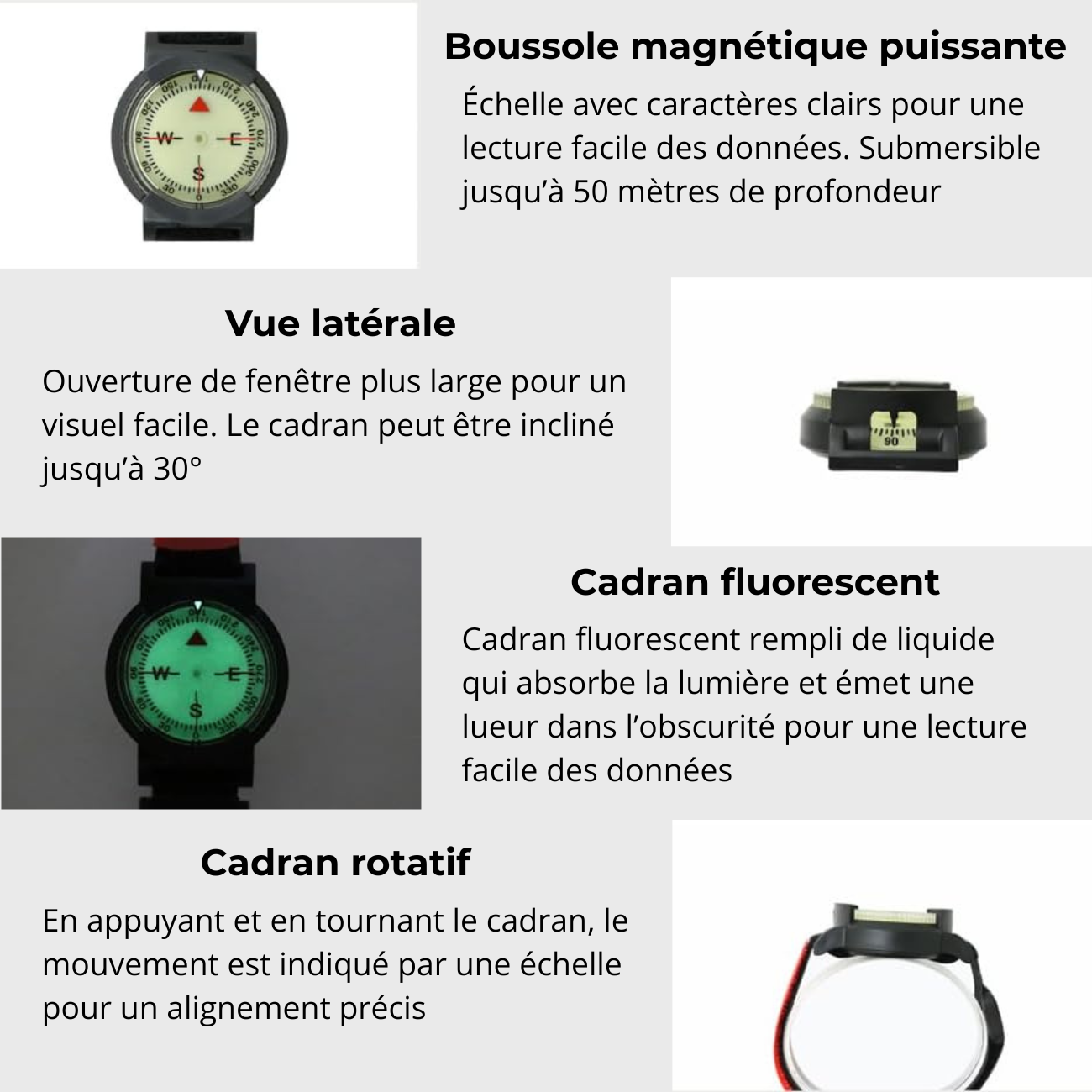 Montre Boussole Randonnée