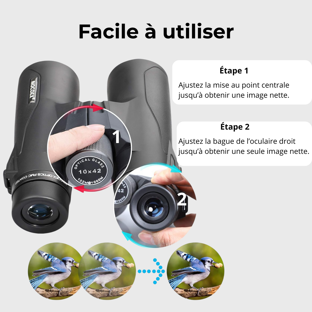 Jumelles Légères Randonnée