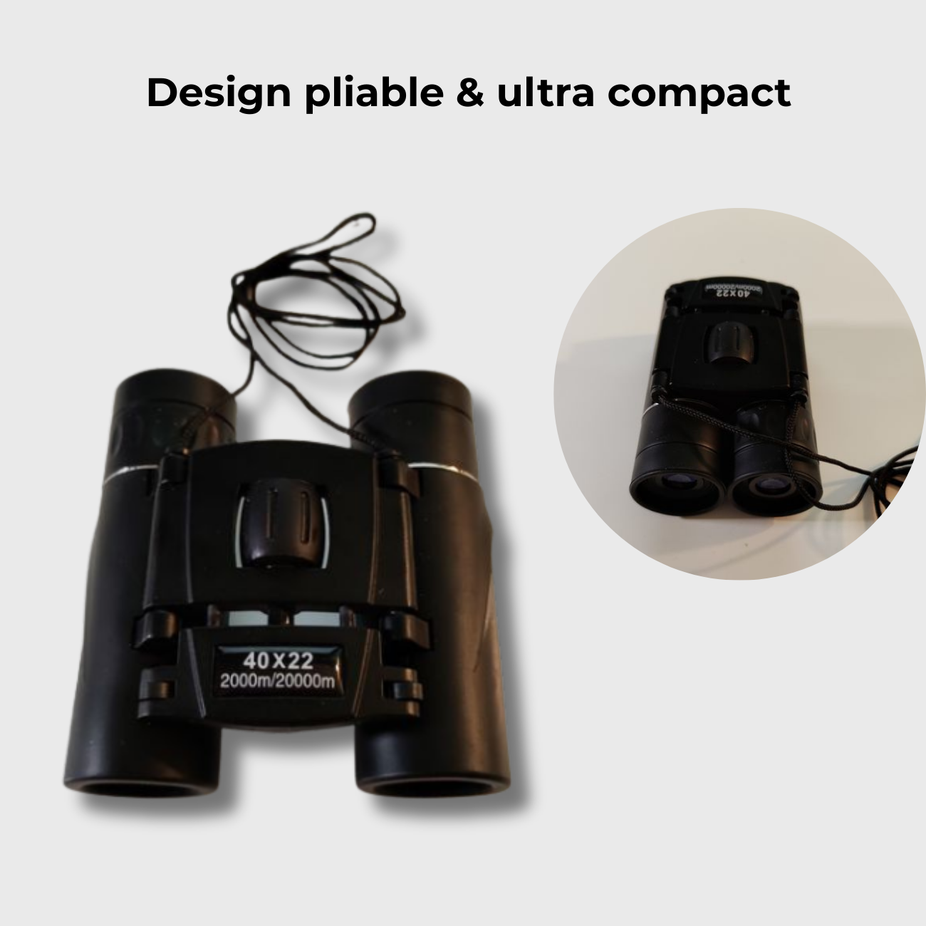 Jumelles Randonnée 40x22