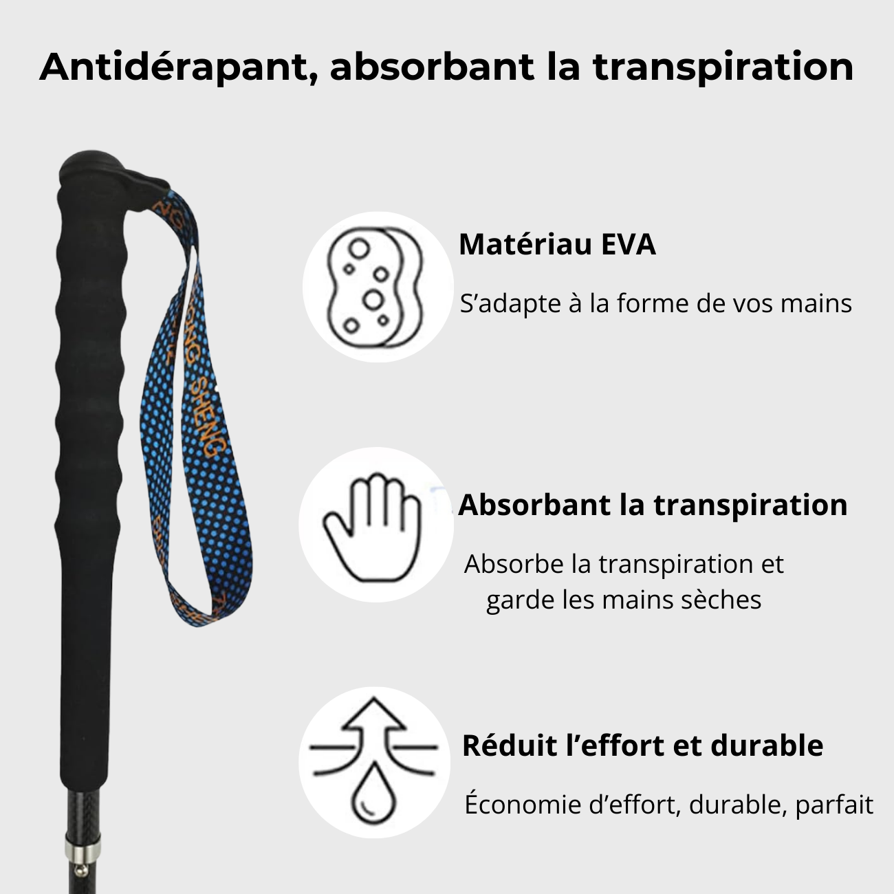 Bâtons de Randonnée Pliables