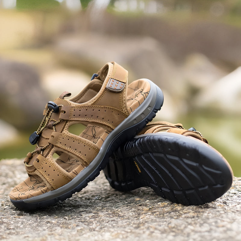 Sandales De Marche Homme Cuir
