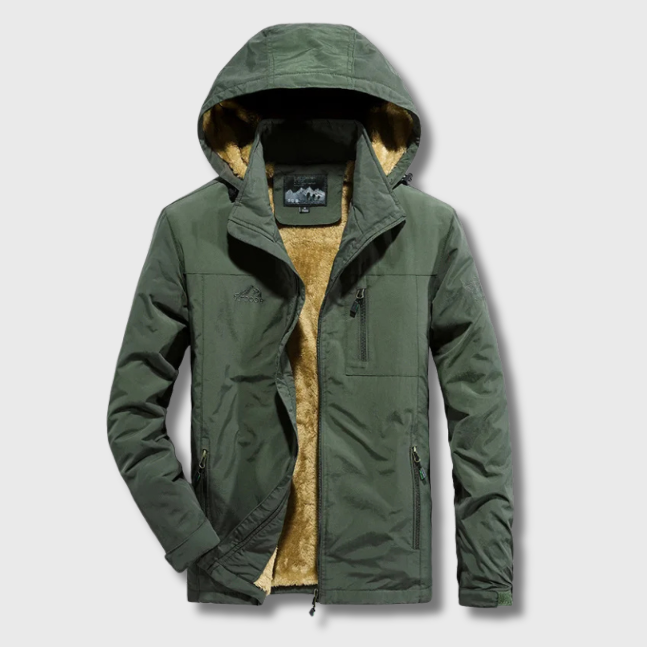 Parka Outdoor Imperméable à Doublure Polaire