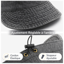 Chapeau de Trek en Denim Femme