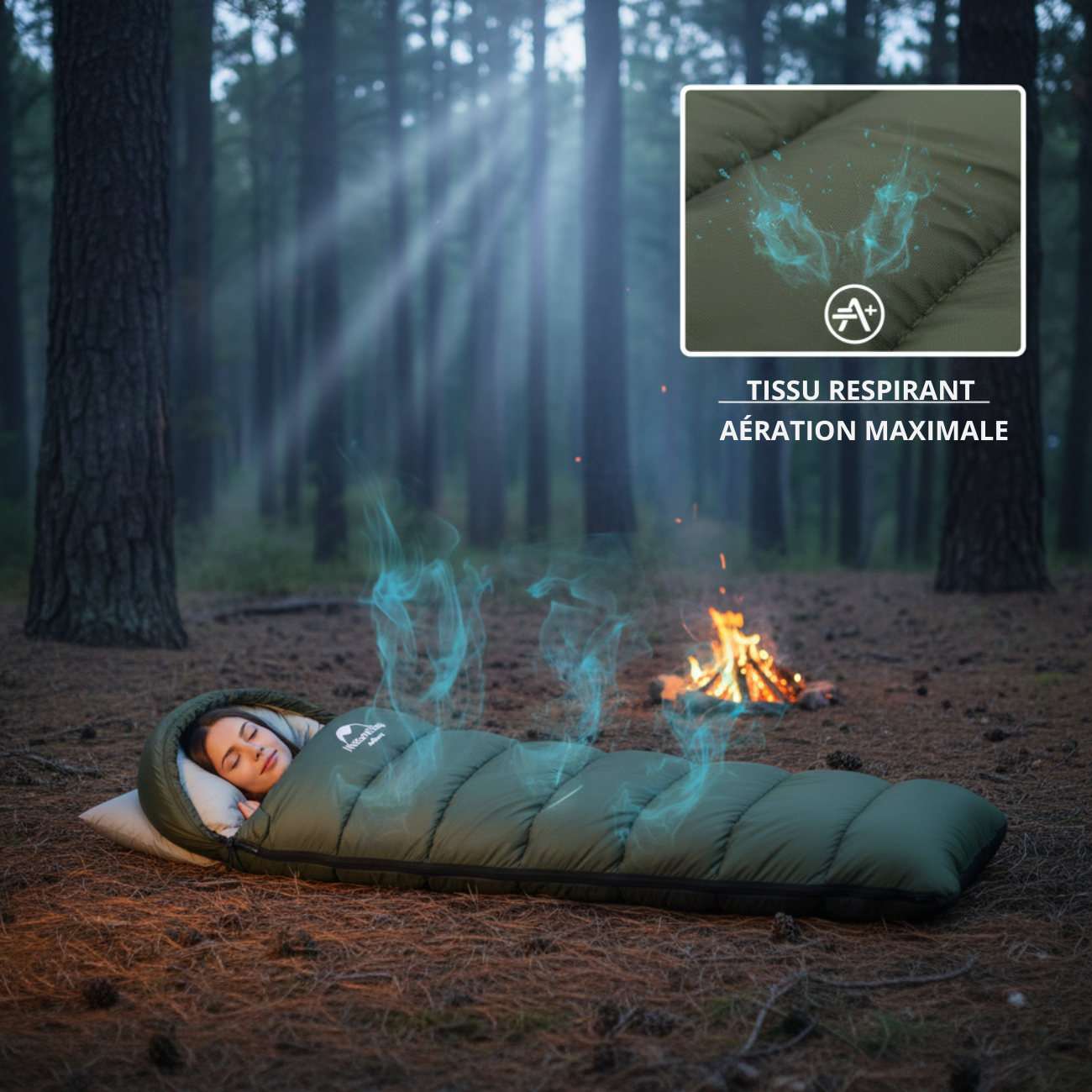 Sac de Couchage Ultra Confortable - Tout saison