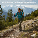 Bâton de Marche avec Béquilles Extensibles