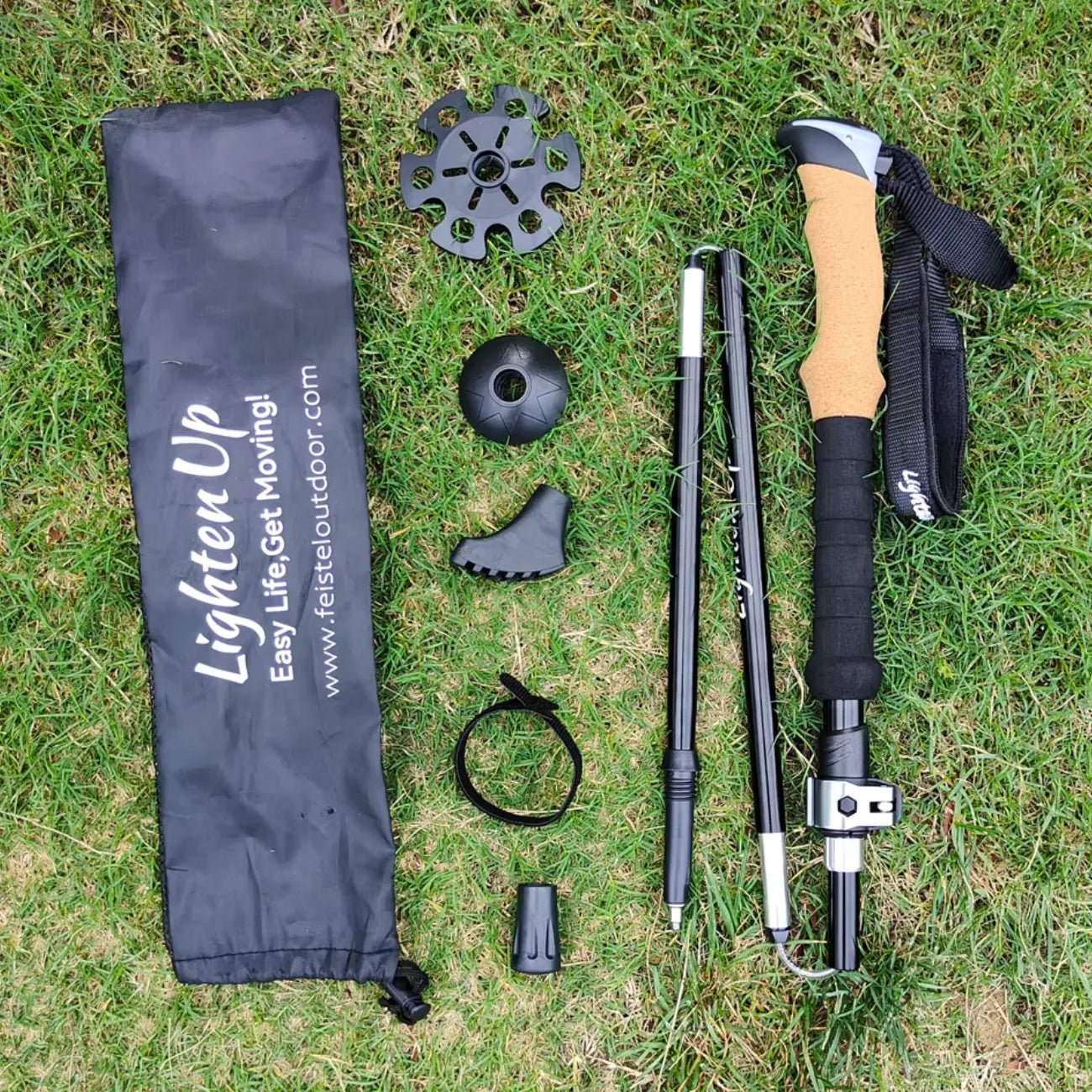 Bâtons de Marche Randonnée en Aluminium