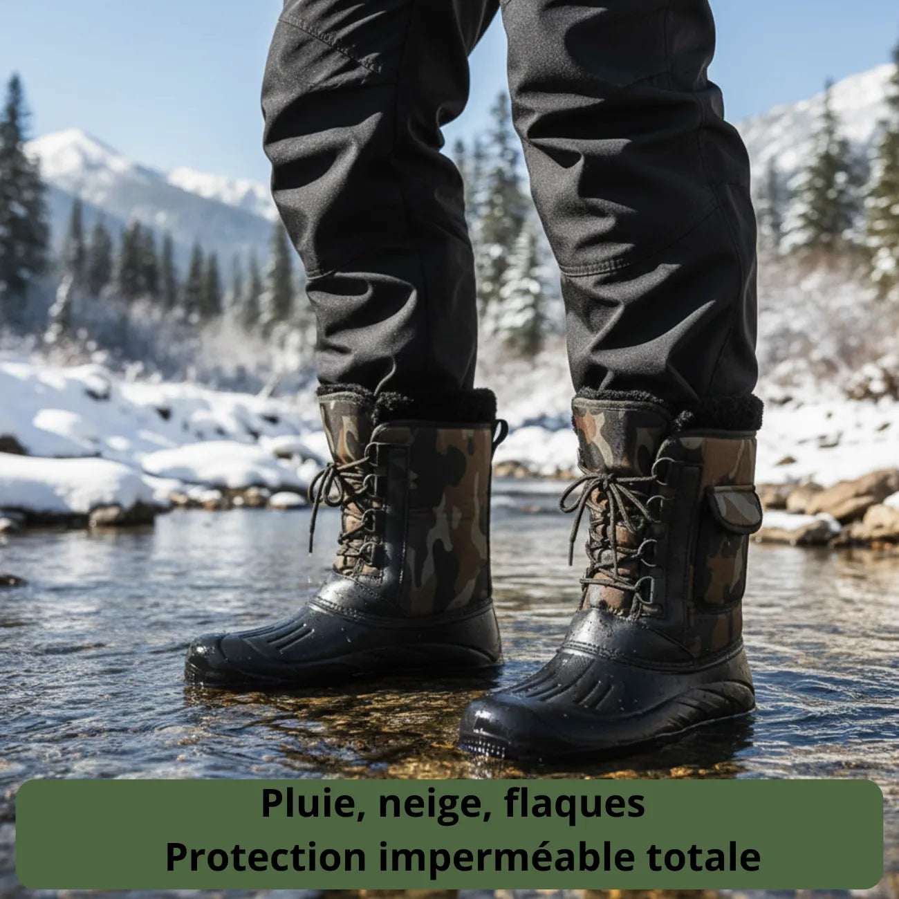 Bottes de Neige Après-Ski Homme