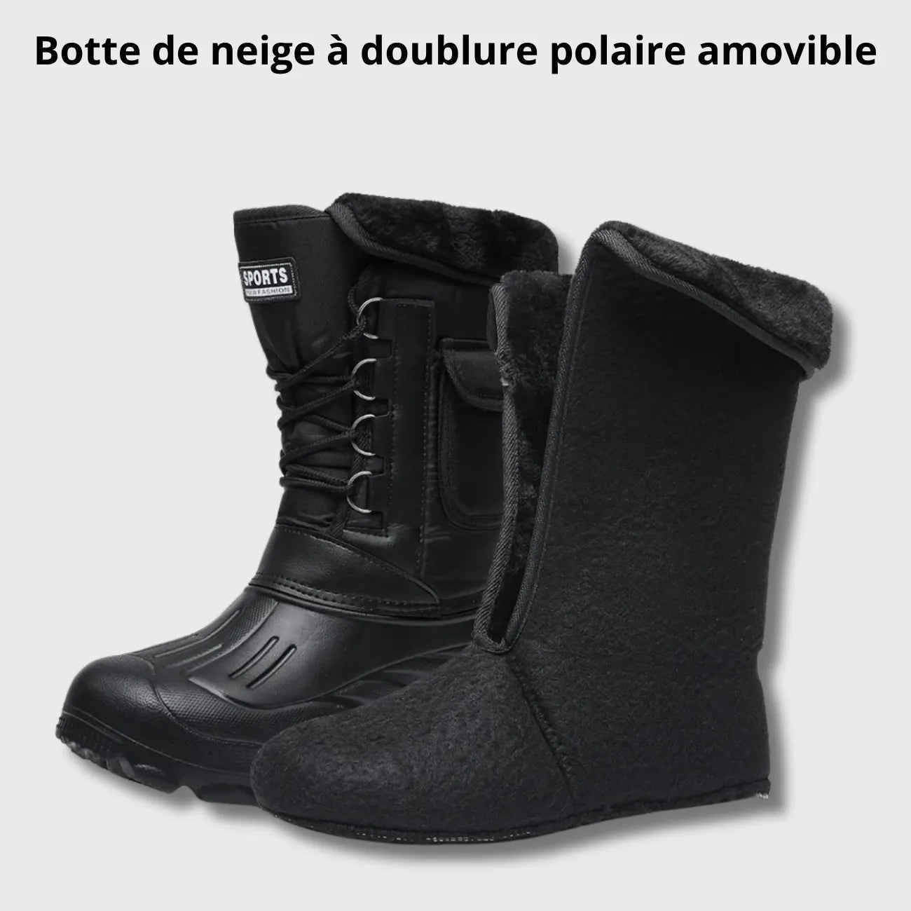 Bottes de Neige Après-Ski Homme
