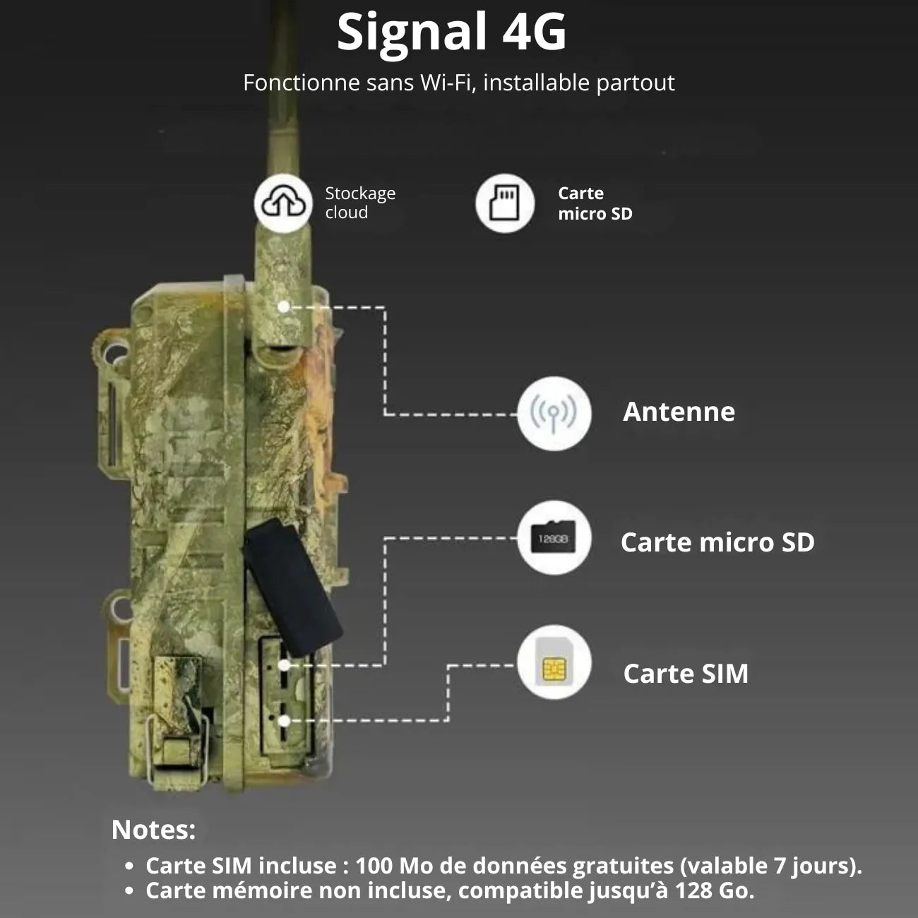 Caméra de Chasse 4G