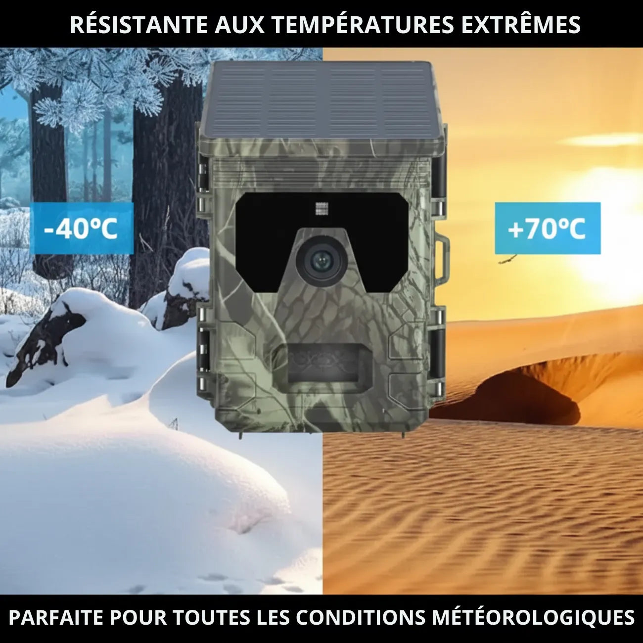 Caméra de Chasse Solaire