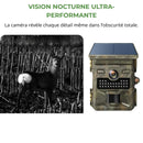 Caméra de Chasse avec Panneau Solaire