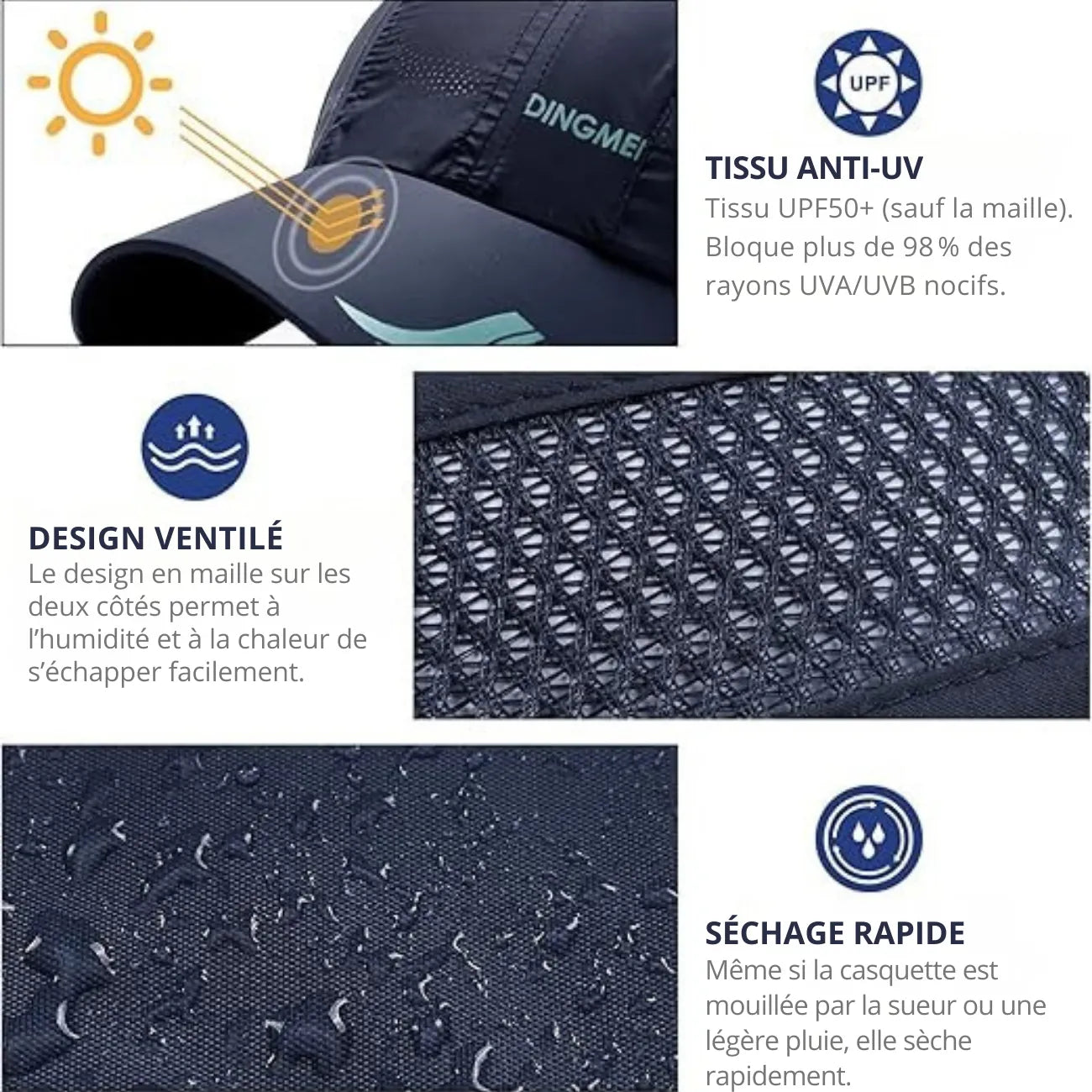 Casquette Femme Eté Sport