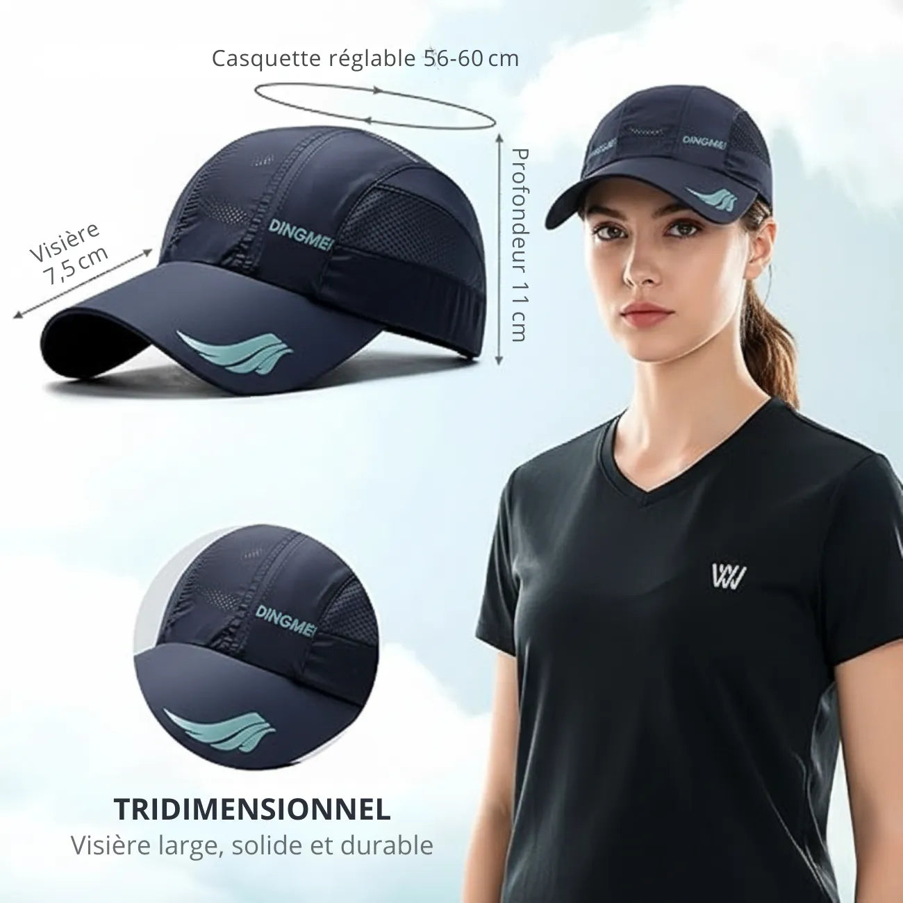 Casquette Femme Eté Sport